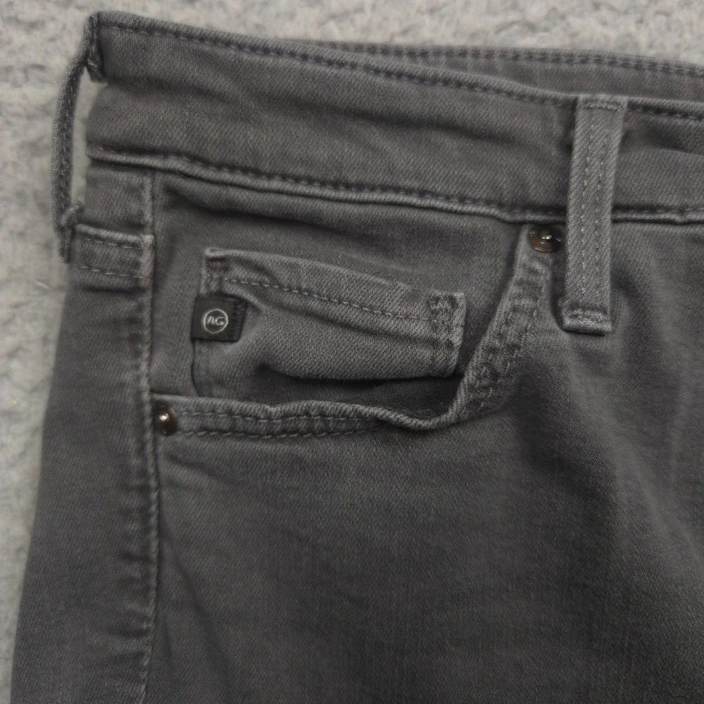 AG The Legging Ankle Womens 26R Gray Super Skinny Stretch Y2K Style Jeans - Picture 7 of 13